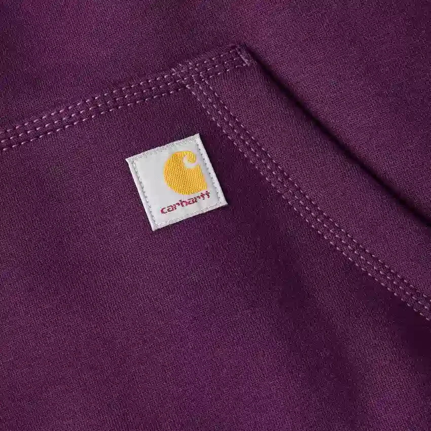 Camisola com capuz e logótipo Clarksburg icónica para mulher, com corte descontraído e forro polar