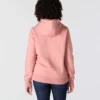 Camisola com capuz e logótipo Clarksburg icónica para mulher, com corte descontraído e forro polar