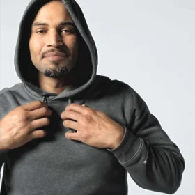 Camisola com capuz e logótipo Force para homem, com tecnologia de absorção de humidade