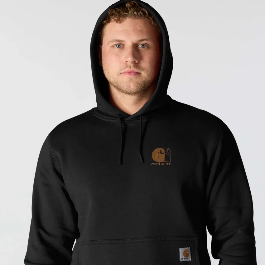Camisola com capuz e logótipo Force para homem, com tecnologia de absorção de humidade