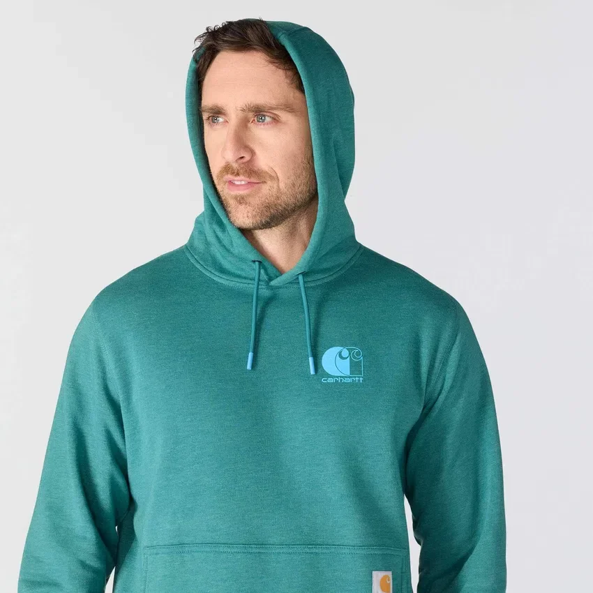Camisola com capuz e logótipo Force para homem, com tecnologia de absorção de humidade