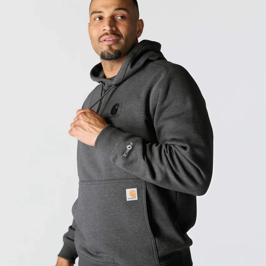 Camisola com capuz e logótipo Force para homem, com tecnologia de absorção de humidade
