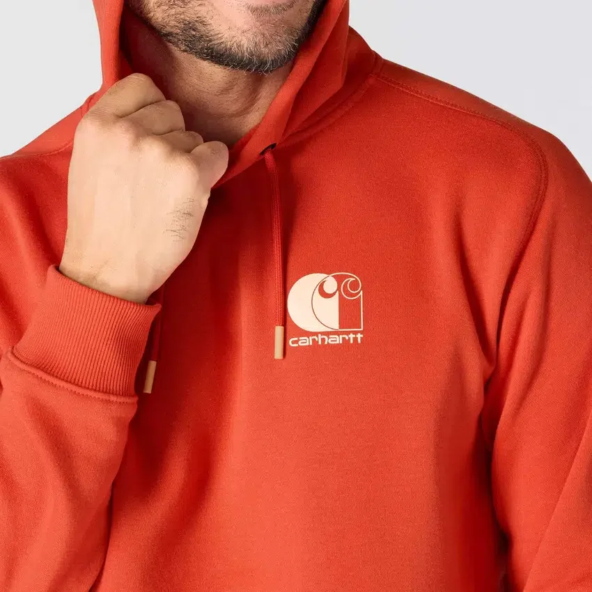Camisola com capuz e logótipo Force para homem, com tecnologia de absorção de humidade