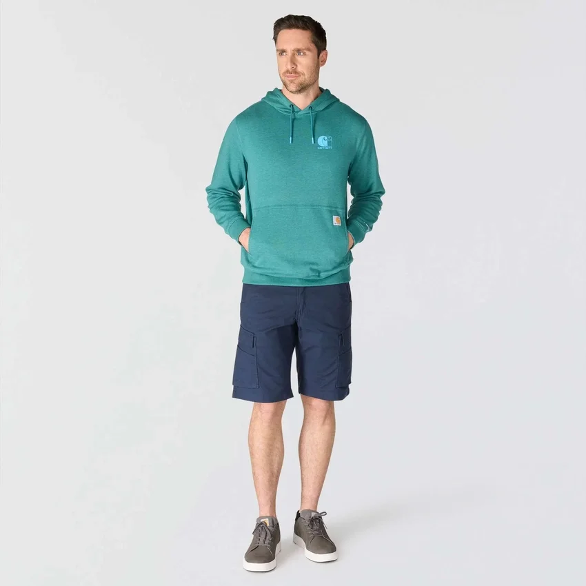 Camisola com capuz e logótipo Force para homem, com tecnologia de absorção de humidade