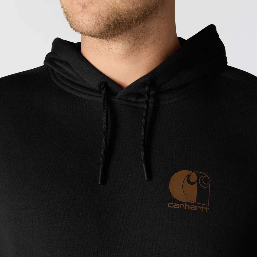 Camisola com capuz e logótipo Force para homem, com tecnologia de absorção de humidade