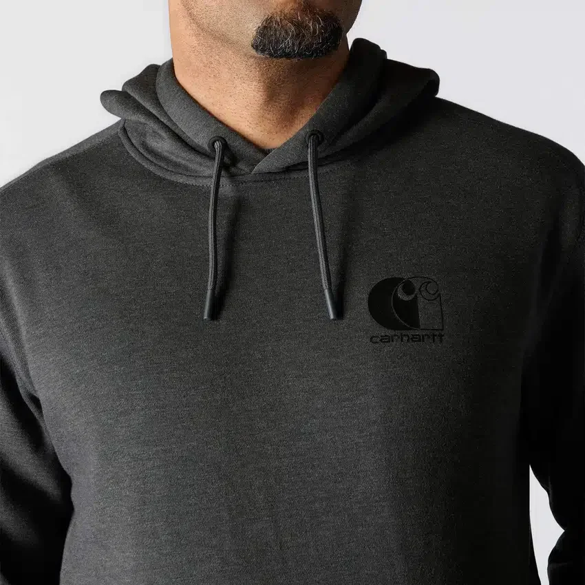 Camisola com capuz e logótipo Force para homem, com tecnologia de absorção de humidade