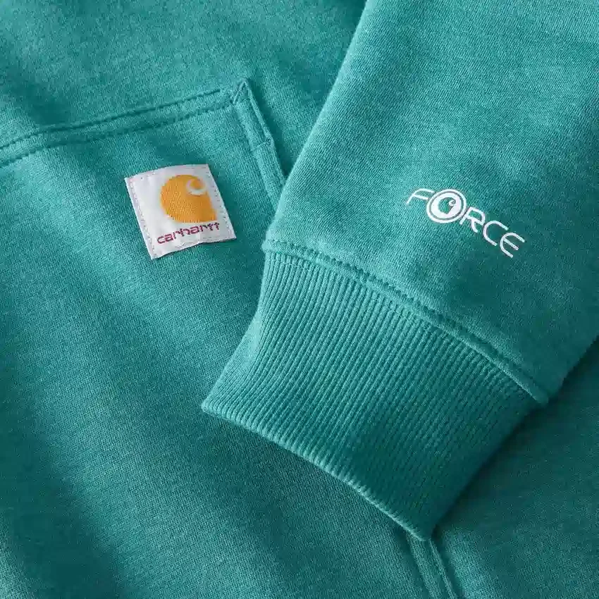 Camisola com capuz e logótipo Force para homem, com tecnologia de absorção de humidade