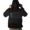 Camisola com capuz e logótipo gráfico de corte largo para homem, de peso médio - Hoodies Rain Defender