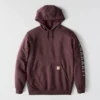 Camisola com capuz e logótipo gráfico de corte largo para homem, de peso médio - Hoodies Rain Defender