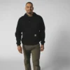 Camisola com capuz e logótipo gráfico de corte largo para homem, de peso médio - Hoodies Rain Defender