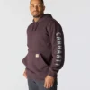 Camisola com capuz e logótipo gráfico de corte largo para homem, de peso médio - Hoodies Rain Defender