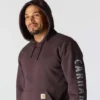 Camisola com capuz e logótipo gráfico de corte largo para homem, de peso médio - Hoodies Rain Defender