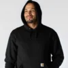 Camisola com capuz e logótipo gráfico de corte largo para homem, de peso médio - Hoodies Rain Defender