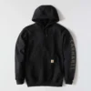 Camisola com capuz e logótipo gráfico de corte largo para homem, de peso médio - Hoodies Rain Defender