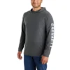 Camisola com capuz e logótipo para homem, corte descontraído e absorção de humidade