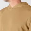 Camisola com capuz e logótipo para homem, corte descontraído e absorção de humidade