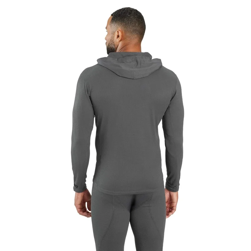 Camisola com capuz Force de peso médio com micro-grade