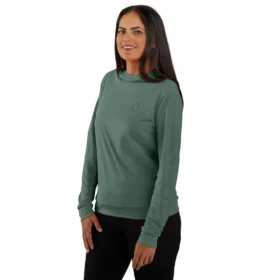 Camisola com capuz Force Sun Defender UPF 50+ para mulher, com absorção de humidade - Hoodies de proteção solar