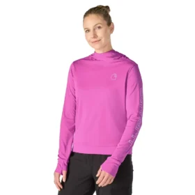 Camisola com capuz Force Sun Defender UPF 50+ para mulher, com absorção de humidade - Hoodies de proteção solar