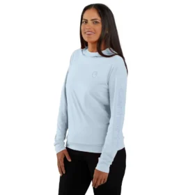 Camisola com capuz Force Sun Defender UPF 50+ para mulher, com absorção de humidade - Hoodies de proteção solar