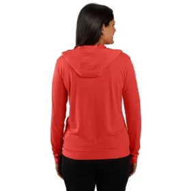 Camisola com capuz Force Sun Defender UPF 50+ para mulher, com absorção de humidade – Hoodies de proteção solar