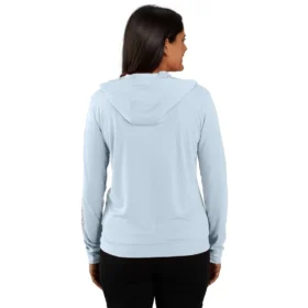 Camisola com capuz Force Sun Defender UPF 50+ para mulher, com absorção de humidade – Hoodies de proteção solar
