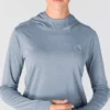 Camisola com capuz Force Sun Defender UPF 50+ para mulher, com absorção de humidade - Hoodies de proteção solar