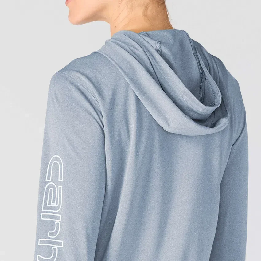Camisola com capuz Force Sun Defender UPF 50+ para mulher, com absorção de humidade - Hoodies de proteção solar