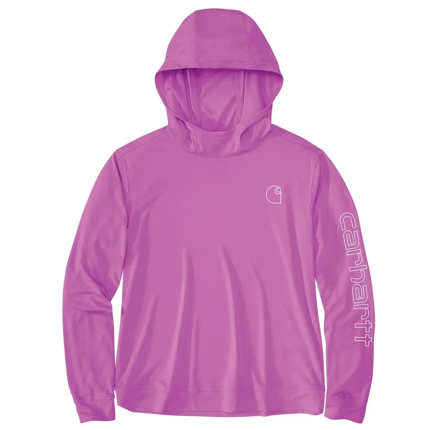 Camisola com capuz Force Sun Defender UPF 50+ para mulher, com absorção de humidade - Hoodies de proteção solar