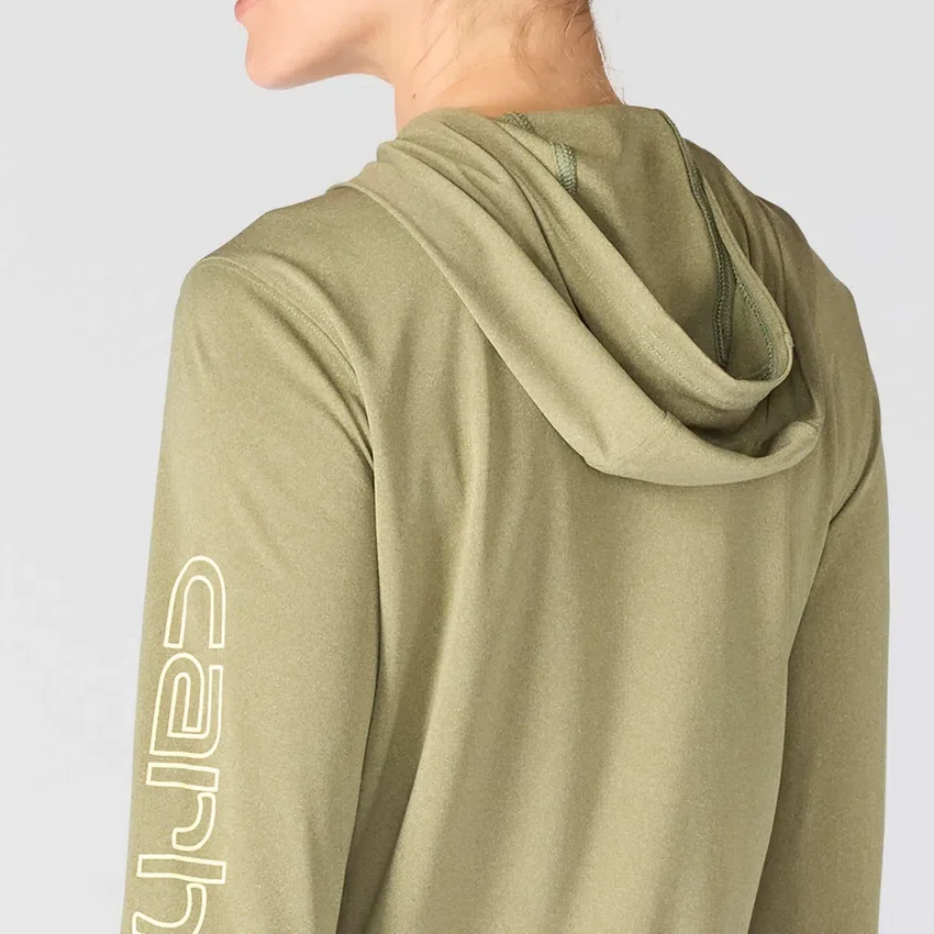 Camisola com capuz Force Sun Defender UPF 50+ para mulher, com absorção de humidade - Hoodies de proteção solar