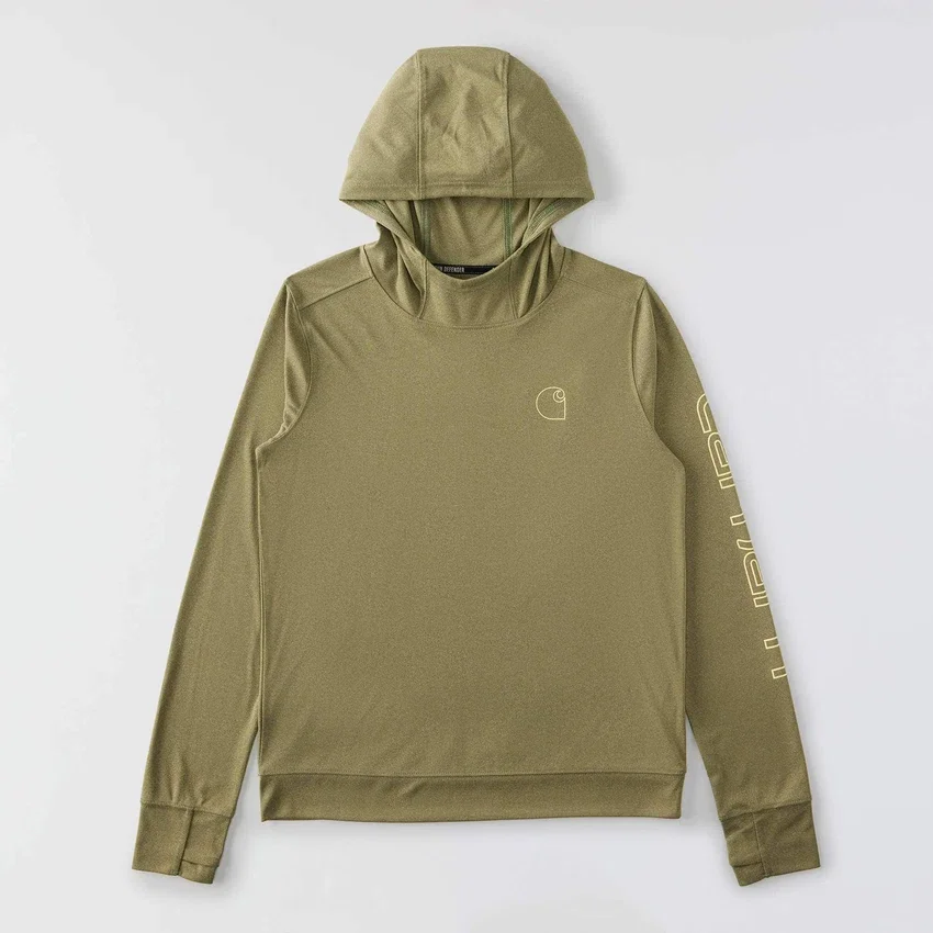 Camisola com capuz Force Sun Defender UPF 50+ para mulher, com absorção de humidade - Hoodies de proteção solar