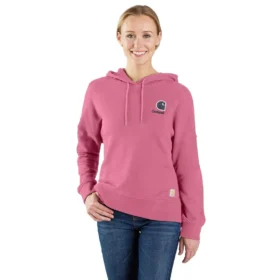 Camisola com capuz leve em Tencel, corte largo e logótipo gráfico, para mulher