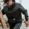 Camisola com capuz Marquette de corte largo e peso médio para homem