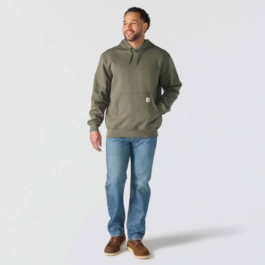 Camisola com capuz Marquette de corte largo e peso médio para homem