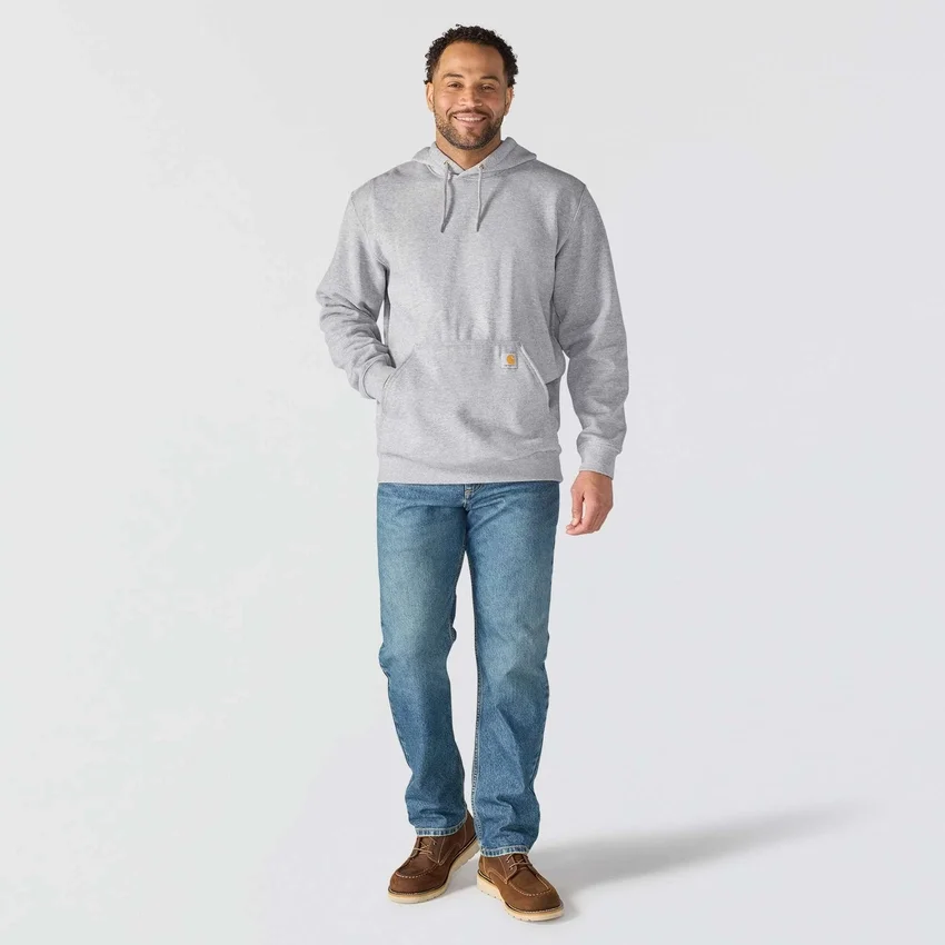 Camisola com capuz Marquette de corte largo e peso médio para homem