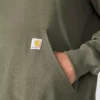 Camisola com capuz Marquette de corte largo e peso médio para homem