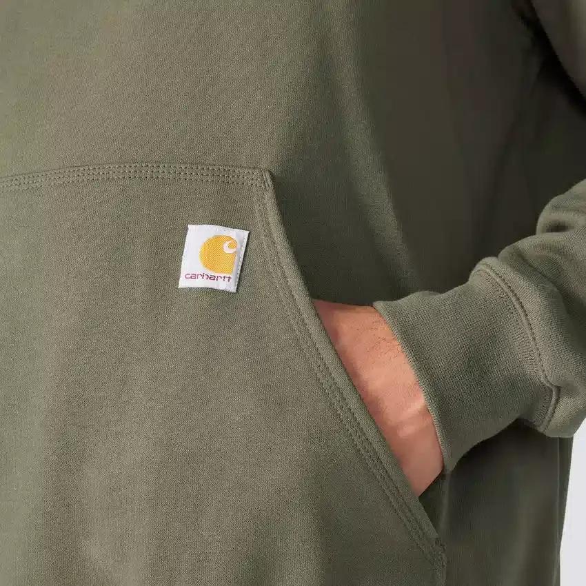Camisola com capuz Marquette de corte largo e peso médio para homem