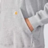 Camisola com capuz Marquette de corte largo e peso médio para homem