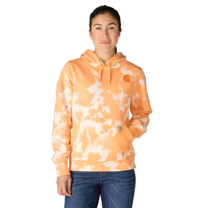 Camisola com capuz Marquette Tie Dye para mulher