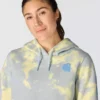 Camisola com capuz Marquette Tie Dye para mulher