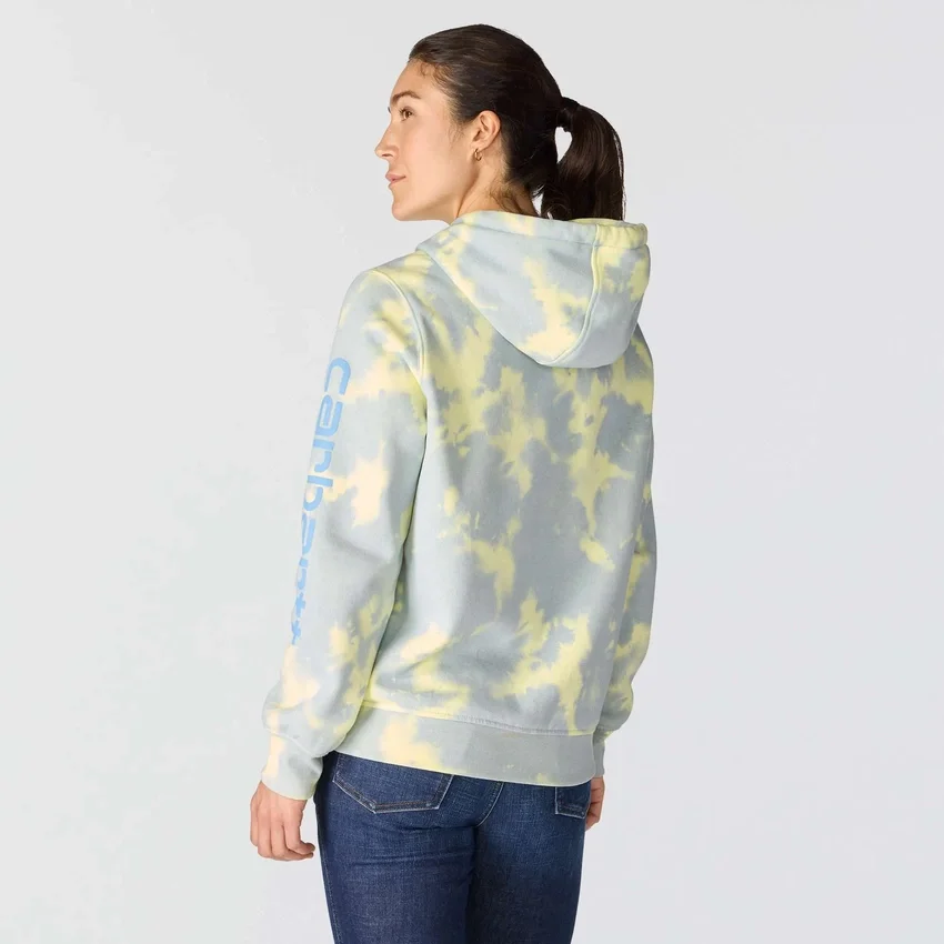 Camisola com capuz Marquette Tie Dye para mulher