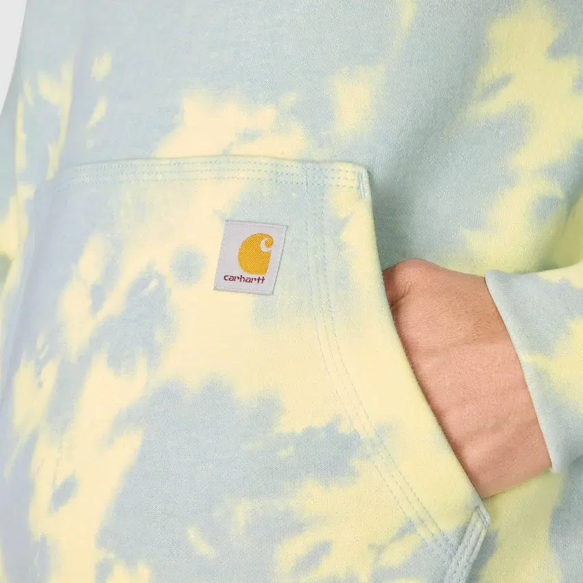 Camisola com capuz Marquette Tie Dye para mulher