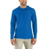 Camisola com capuz masculina Force Sun Defender UPF 50+, leve, com manguitos longos e com absorção de humidade - Hoodies de proteção solar