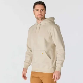 Camisola com capuz Paxton para homem, pesada e repelente à água – Hoodies carhartt Rain Defender