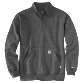 Camisola com fecho de correr de um quarto Force Marquette para homem - Camisolas resistentes ao fogo