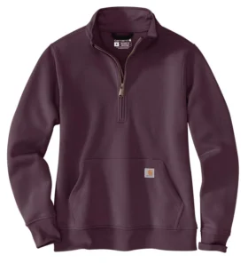Camisola com fecho de correr parcial Clarksburg para mulher