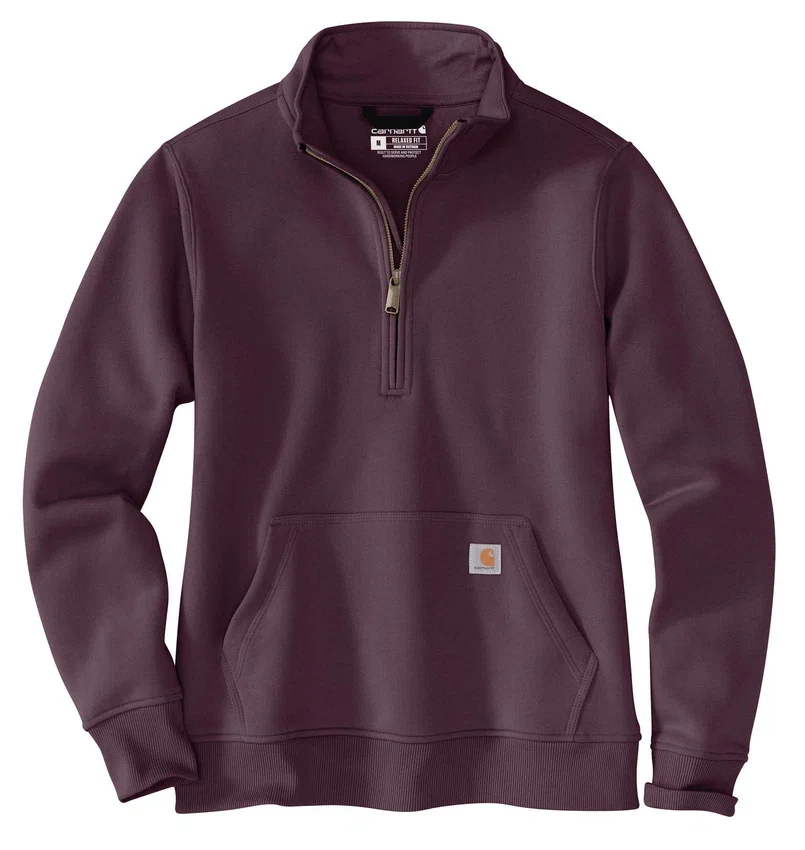 Camisola com fecho de correr parcial Clarksburg para mulher
