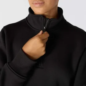 Camisola com fecho de correr parcial Clarksburg para mulher