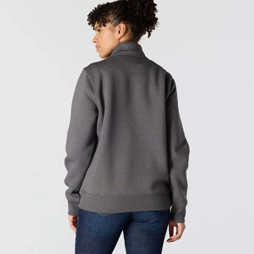 Camisola com fecho de correr parcial Clarksburg para mulher