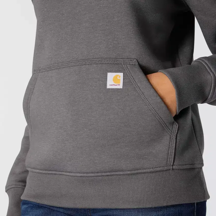 Camisola com fecho de correr parcial Clarksburg para mulher